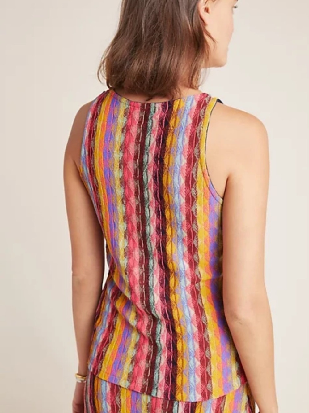 Aldomartins | Anthropologie Marbella Knit Tank Top Sz L - Picture 6 of 13
